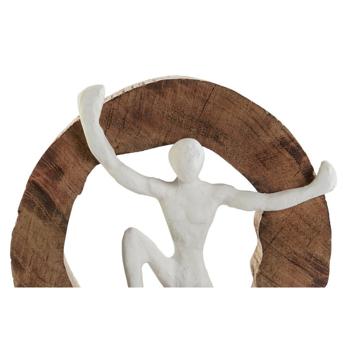 Figură Decorativă DKD Home Decor Alb Maro Urban 18 x 9 x 30 cm (3 Unități)