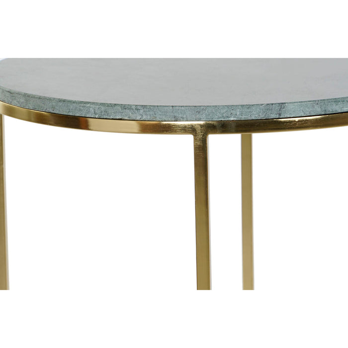 Set de 2 mese DKD Home Decor Verde Auriu* 46 x 46 x 58 cm