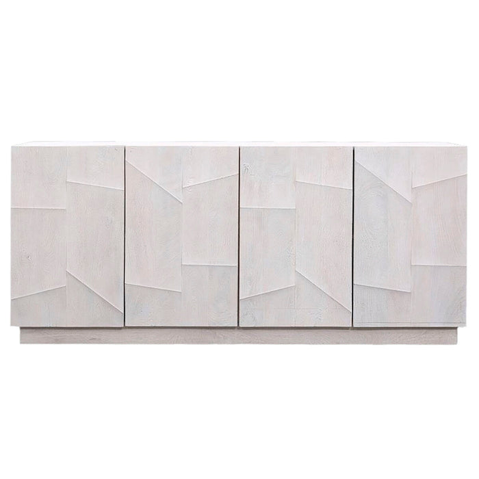 Servantă DKD Home Decor Alb Crem Lemn de mango 180 x 40 x 80 cm