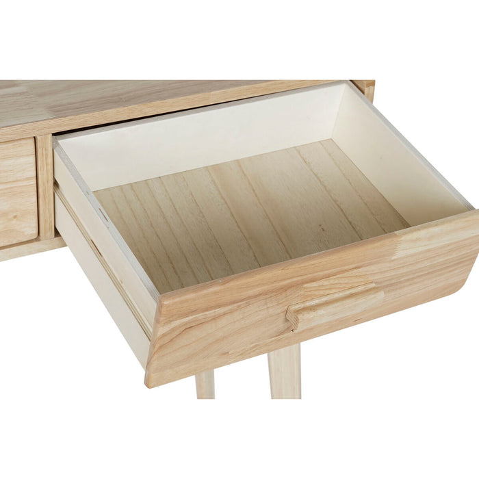 Consolă DKD Home Decor Natural Lemn de cauciuc Lemn MDF 80 x 30 x 74 cm