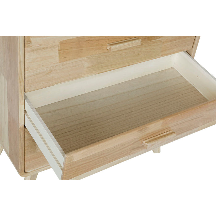 Șifonier DKD Home Decor Natural Lemn de cauciuc Lemn MDF 60 x 30 x 108 cm