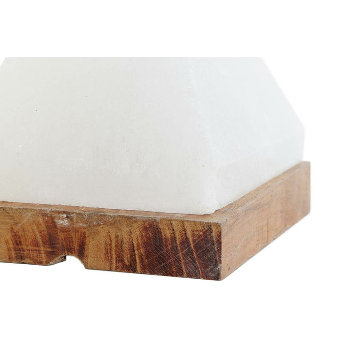 Lampă de masă DKD Home Decor Sare Salcâm 15 W 220 V 13 x 13 x 18 cm