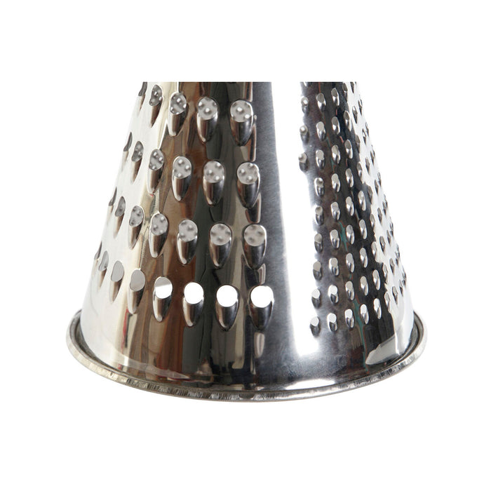 Răzuitoare DKD Home Decor Oțel inoxidabil Salcâm 11 x 11 x 24 cm