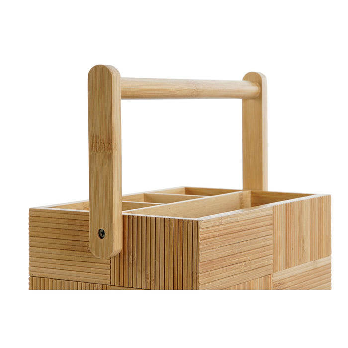 Organizator pentru tacâmuri DKD Home Decor Natural Bambus 27 x 16,5 x 11,5 cm