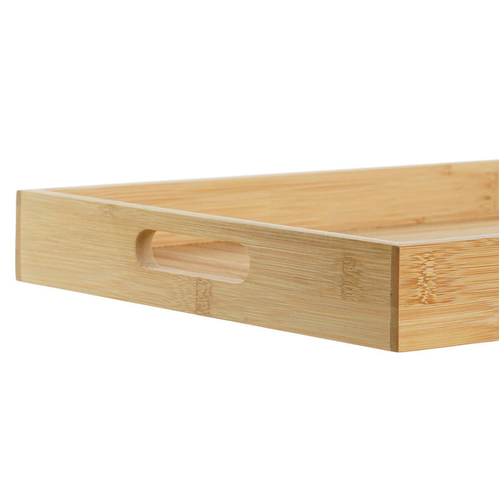 Tavă DKD Home Decor Natural Bambus 43 x 27 x 4,5 cm