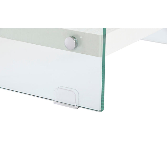 Raft DKD Home Decor Alb Transparent Geam Lemn MDF 40 x 30 x 180 cm (1)