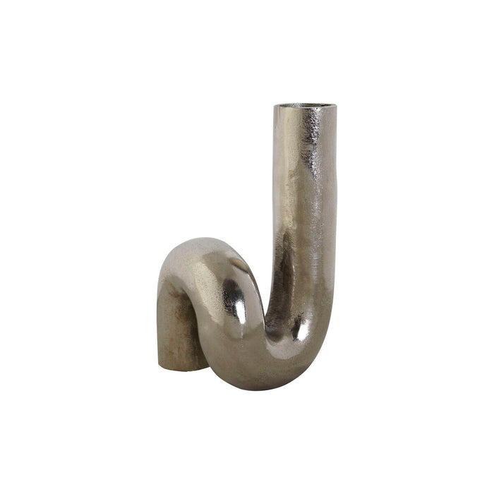 Vază DKD Home Decor Argintiu Aluminiu 15 x 15 x 26 cm