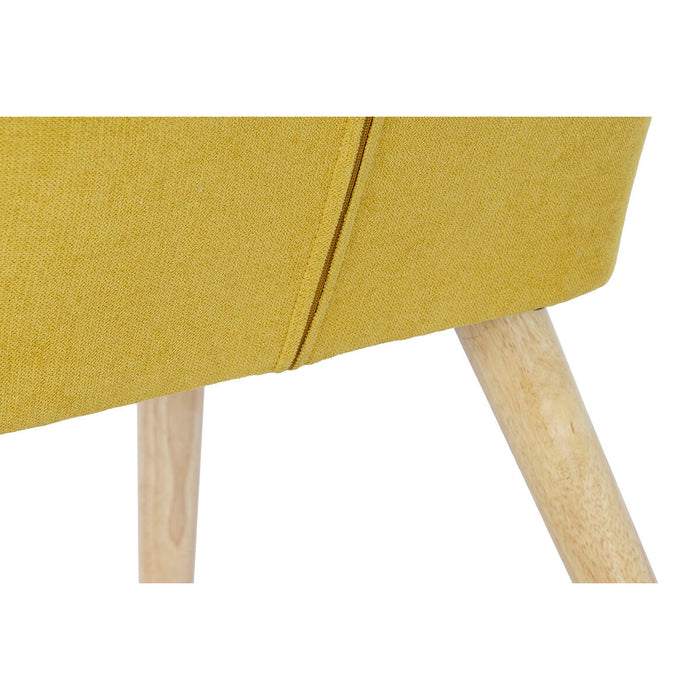 Fotoliu DKD Home Decor Galben Bej Gri deschis 70 x 73 x 100 cm