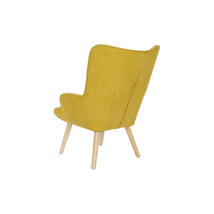 Fotoliu DKD Home Decor Galben Bej Gri deschis 70 x 73 x 100 cm