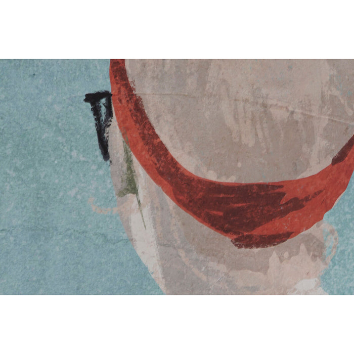 Tablou DKD Home Decor 104 x 4,5 x 143,5 cm Femeie Scandinav (2 Unități)