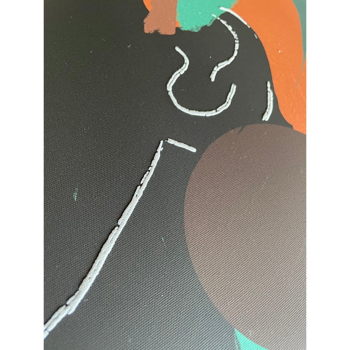 Tablou DKD Home Decor 84 x 4,5 x 123 cm Femeie Colonial (2 Unități)