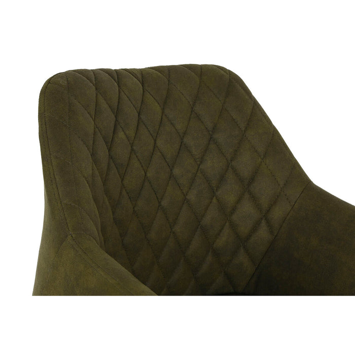 Scaun DKD Home Decor Negru Verde 55 x 58 x 83 cm