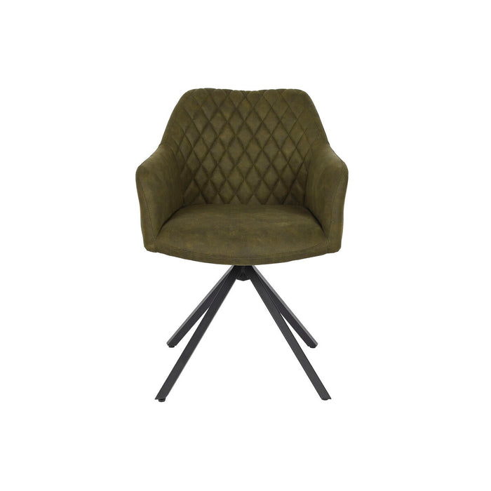 Scaun DKD Home Decor Negru Verde 55 x 58 x 83 cm