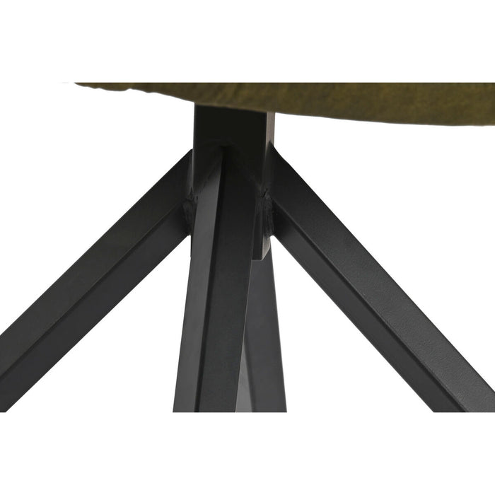 Scaun DKD Home Decor Negru Verde 55 x 58 x 83 cm