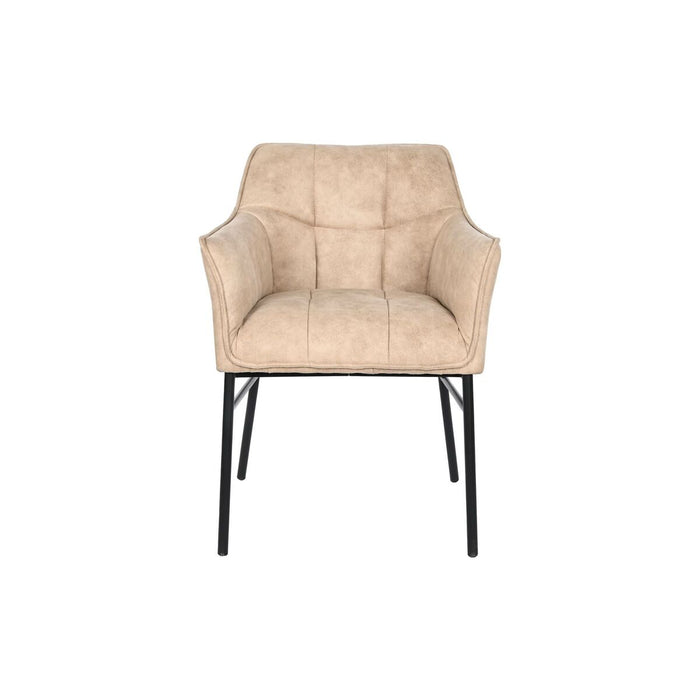 Scaun DKD Home Decor Negru Bej 60 x 60 x 84 cm