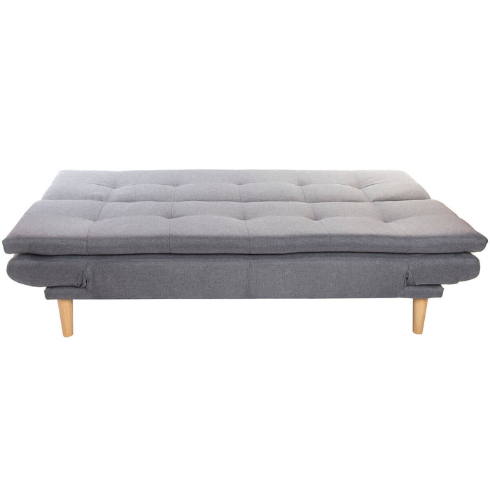 Canapea extensibilă DKD Home Decor Gri Lemn Scandi 180 x 85 x 83 cm