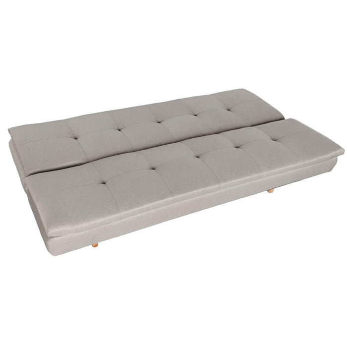 Canapea extensibilă DKD Home Decor Bej Lemn Scandi 180 x 85 x 83 cm