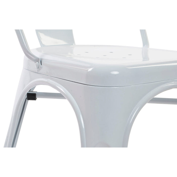 Scaun DKD Home Decor Alb Metal 53 x 45 x 85 cm