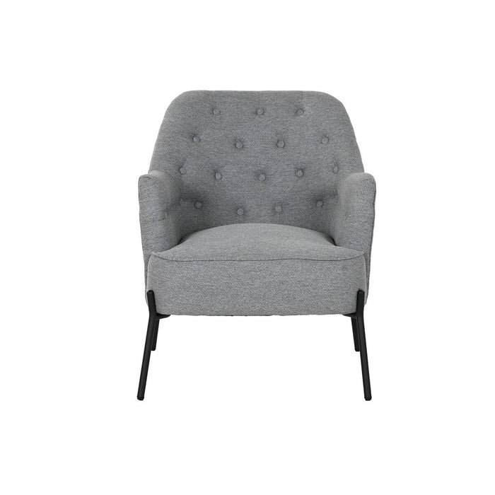 Fotoliu DKD Home Decor Gri Metal 65 x 73 x 79,5 cm