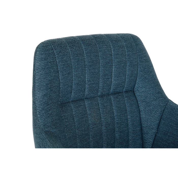 Scaun DKD Home Decor Albastru Negru 59,5 x 60,5 x 78 cm