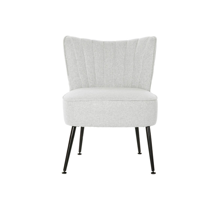 Fotoliu DKD Home Decor Negru Bej Greige Metal 55 x 64 x 72,5 cm