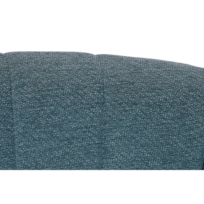 Canapea DKD Home Decor Albastru Negru Spumă Lemn Metal Кадифе Scandi 129 x 75 x 73 cm