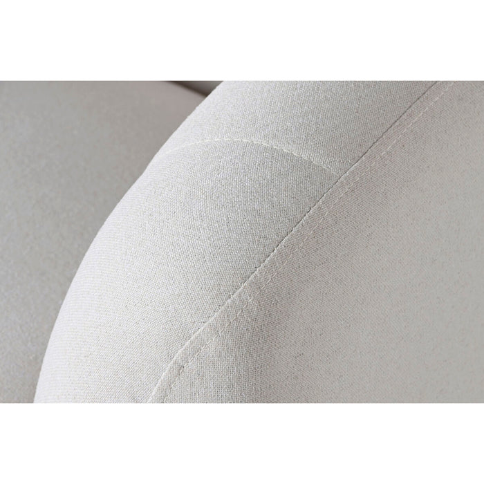 Fotoliu DKD Home Decor Negru Bej Auriu* Spumă Lemn Metal 81 x 75 x 73 cm