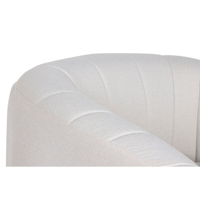 Fotoliu DKD Home Decor Negru Bej Auriu* Spumă Lemn Metal 81 x 75 x 73 cm