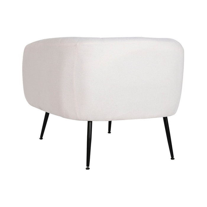 Fotoliu DKD Home Decor Negru Bej Auriu* Spumă Lemn Metal 81 x 75 x 73 cm