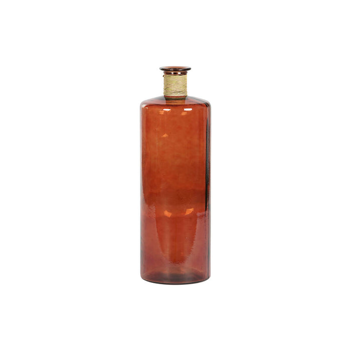 Vază DKD Home Decor Teracotă Въже Sticlă Temperată 25 x 25 x 75 cm