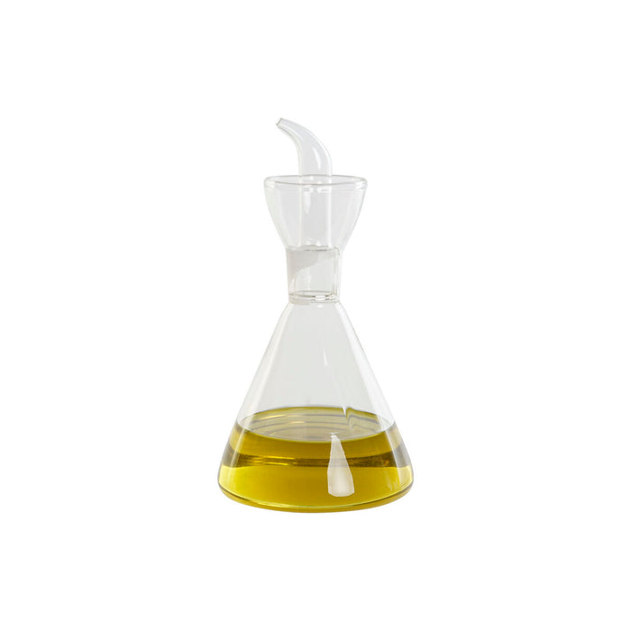 Dispenser pentru Ulei DKD Home Decor Transparent Sticlă borosilicată 500 ml 11,5 x 11,5 x 22 cm