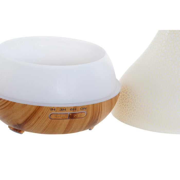 Mini Umidificator Difuzor de Arome DKD Home Decor Alb Natural 400 ml