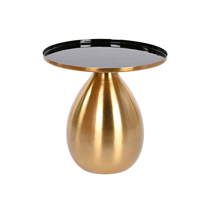 Masa laterală DKD Home Decor Negru Auriu* Metal 40 x 40 x 52 cm