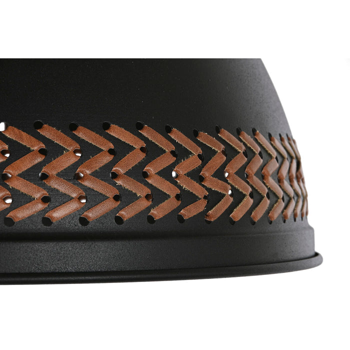 Lustră DKD Home Decor Maro Negru Crem Metal 50 W 39 x 39 x 22 cm (2 Unități)