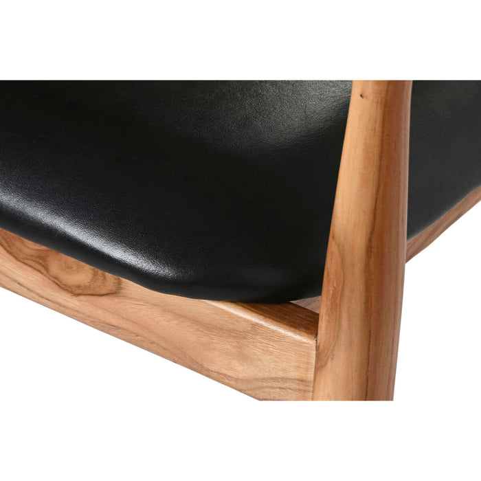 Scaun DKD Home Decor Negru Natural 58 x 60 x 75 cm