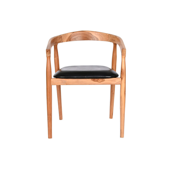 Scaun DKD Home Decor Negru Natural 58 x 60 x 75 cm