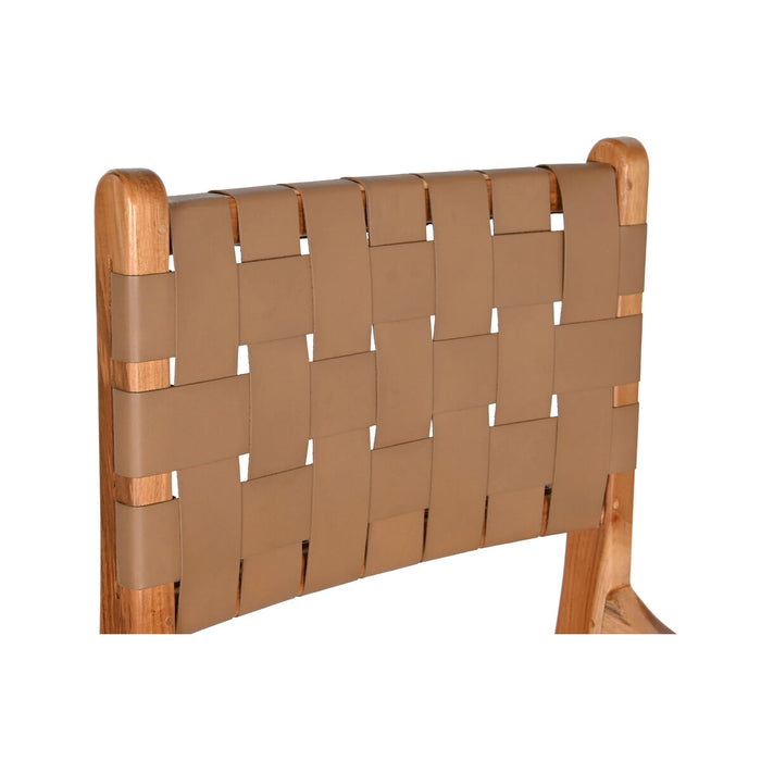 Taburet DKD Home Decor Bej Natural Tec 45 x 57 x 110 cm
