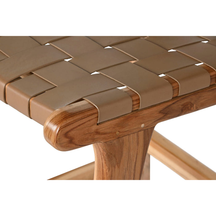 Taburet DKD Home Decor Bej Natural Tec 45 x 57 x 110 cm