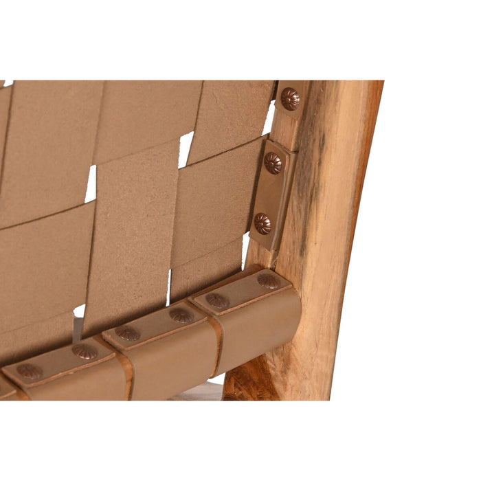 Taburet DKD Home Decor Bej Natural Tec 45 x 57 x 110 cm