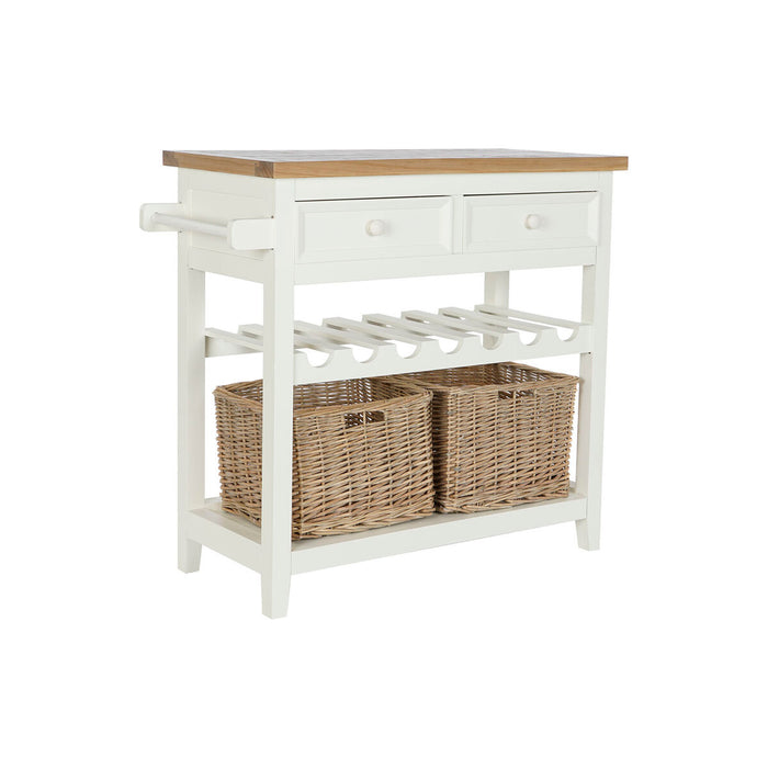 Console DKD Home Decor Bej răchită Lemn de paulownia 88 x 38 x 80 cm