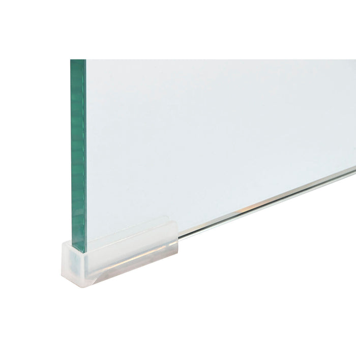 Consolă DKD Home Decor Transparent Maro Deschis Geam Lemn MDF 120 x 35 x 80 cm