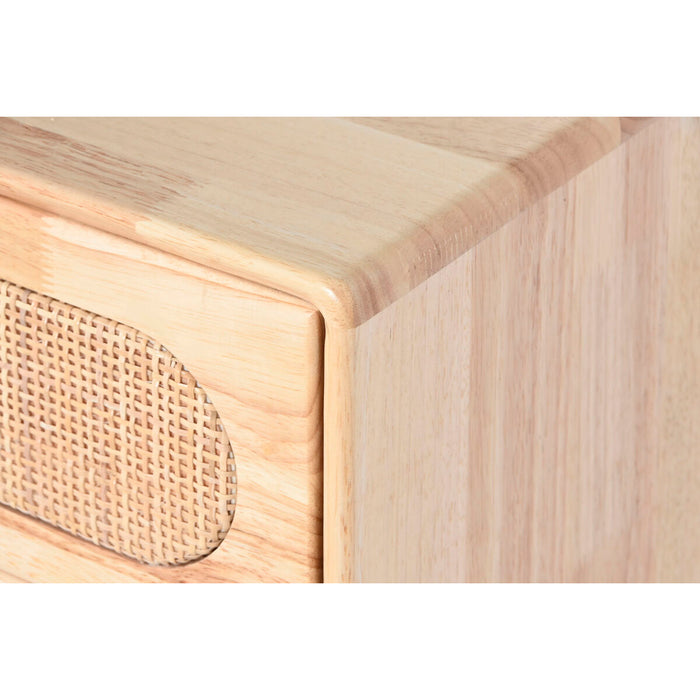 Servantă DKD Home Decor Natural Metal Lemn de cauciuc 73,5 x 35 x 78 cm