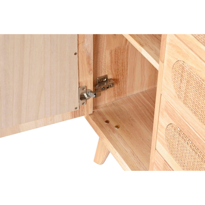 Servantă DKD Home Decor Natural Metal Lemn de cauciuc 73,5 x 35 x 78 cm