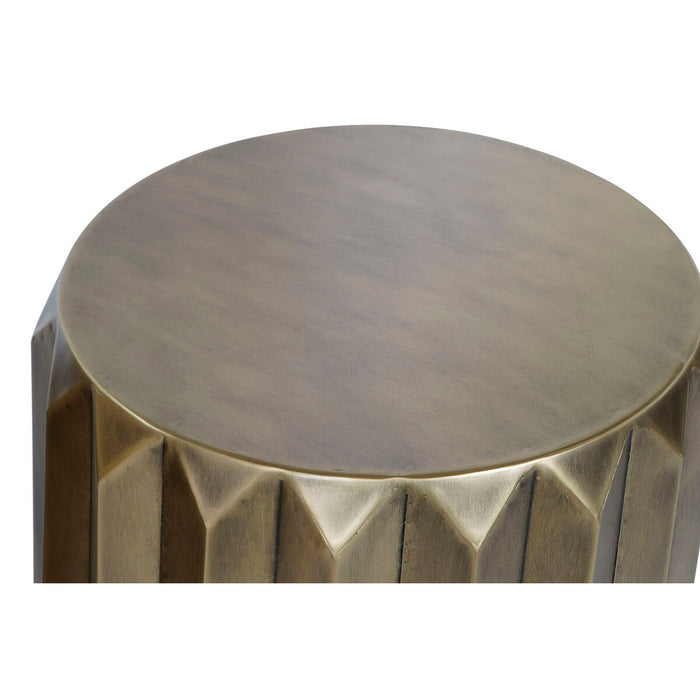 Set de 2 mese DKD Home Decor Auriu* Metal 64 x 64 x 50 cm