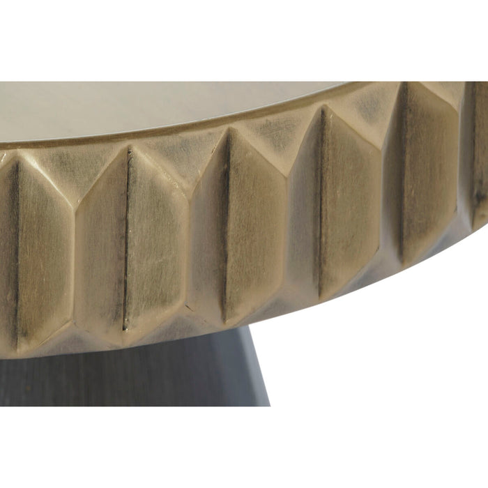 Masa laterală DKD Home Decor Negru Auriu* Metal 60 x 60 x 48 cm