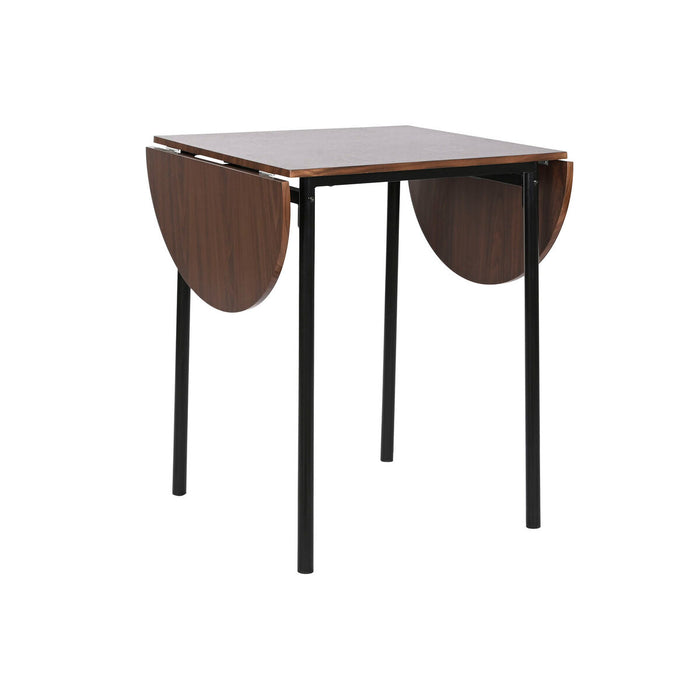 Set de Masă cu 4 Scaune DKD Home Decor Maro Negru Metal Lemn MDF 121 x 55 x 78 cm