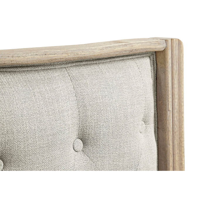 Tăblie de Pat DKD Home Decor Bej Lemn de cauciuc 160 x 10 x 133 cm