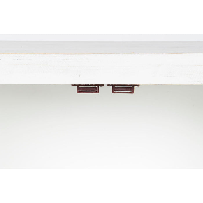 Mobilă TV DKD Home Decor Alb Natural Brad Lemn MDF 130 x 24 x 51 cm