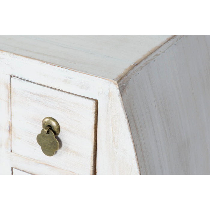 Consolă DKD Home Decor Alb Natural Brad Lemn MDF 98 x 26 x 80 cm