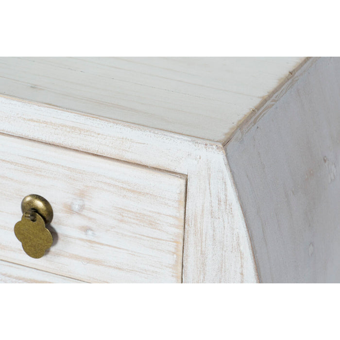 Consolă DKD Home Decor Alb Natural Brad Lemn MDF 96 x 26 x 80 cm